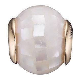 Model 623-G108, Disco kugle i smuk hvid perlemor hos Guldsmykket.dk